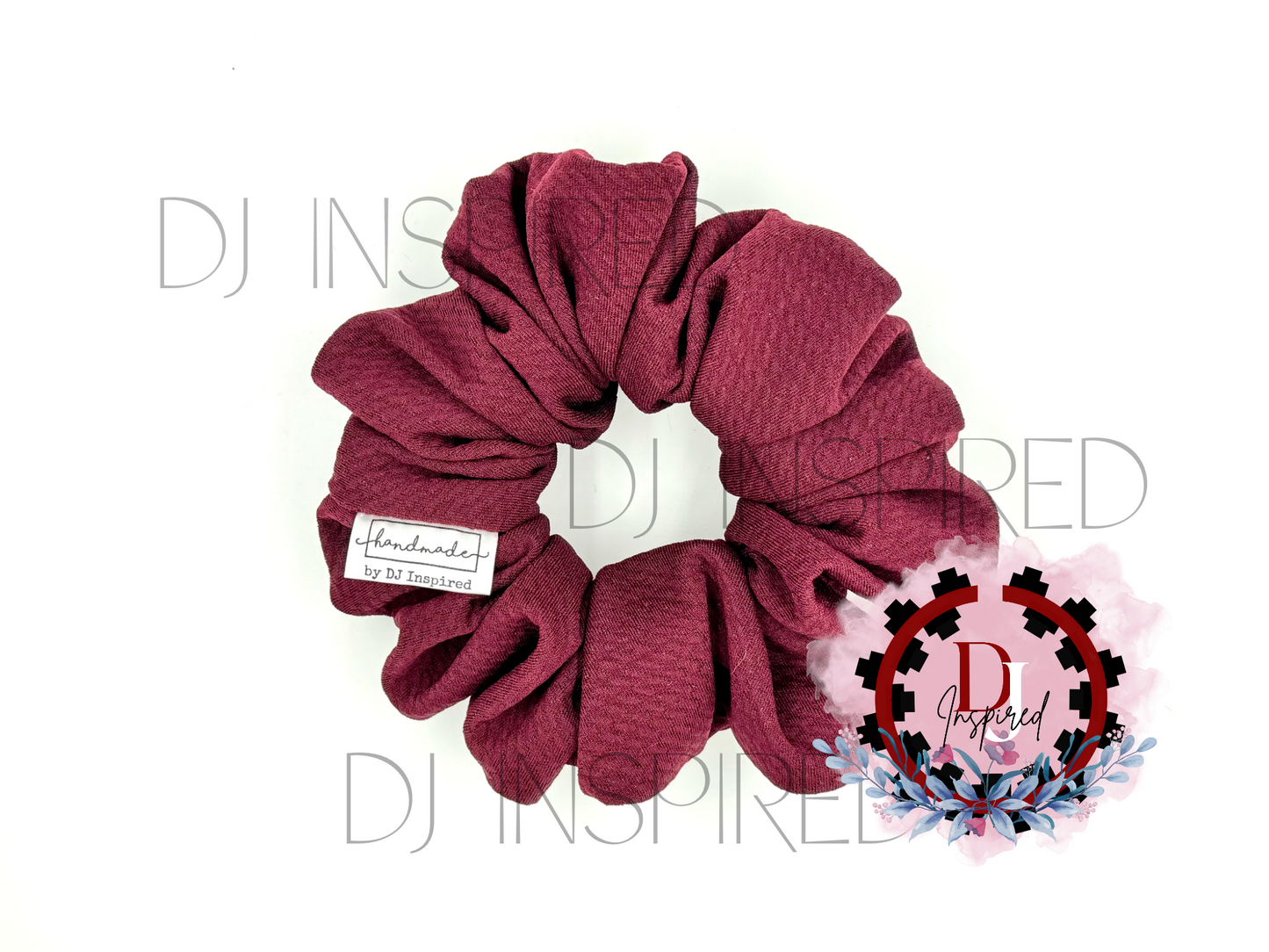 Scrunchie Sets - Pink Butterfly and Maroon