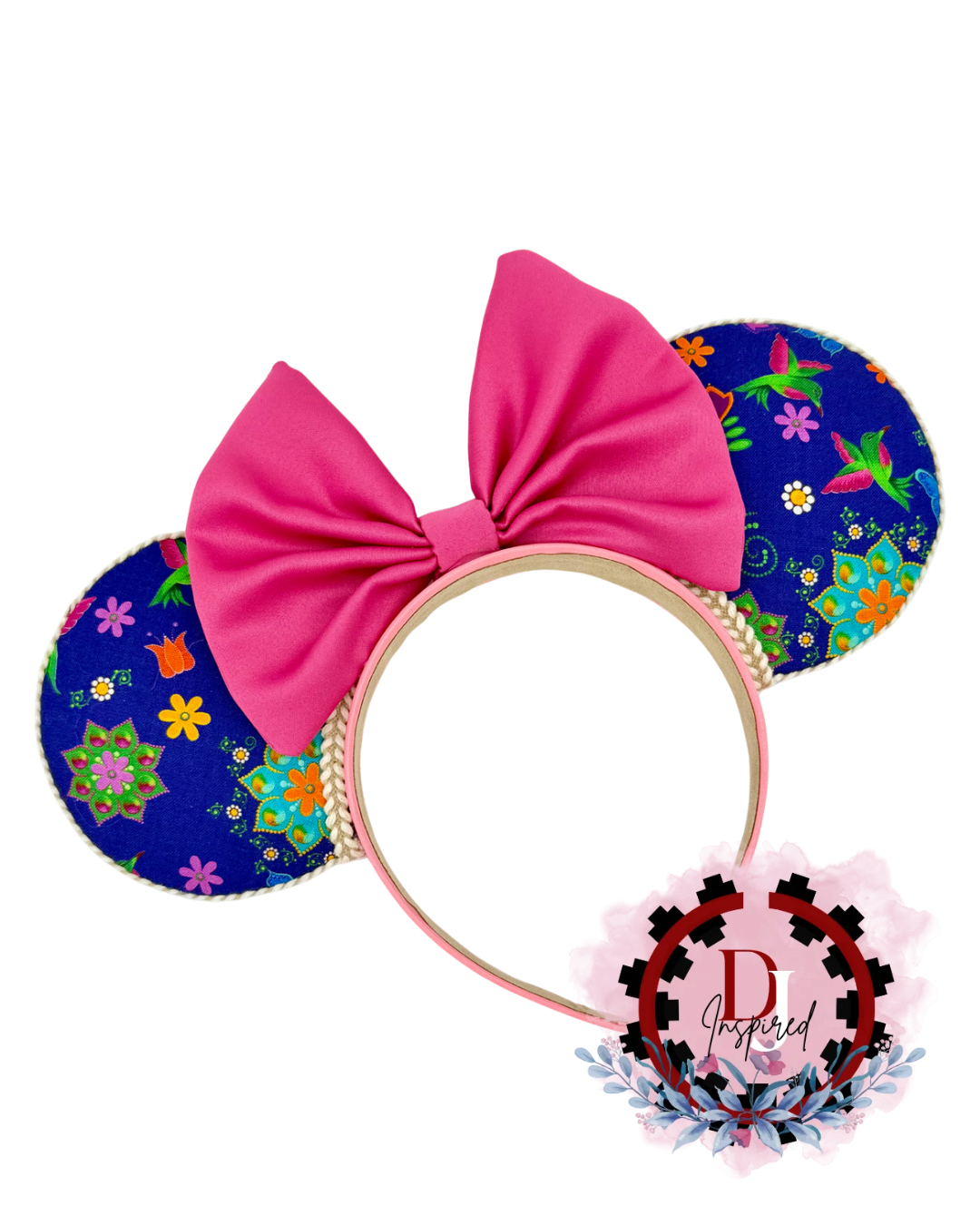 Minnie Ears | Purple Hummingbird Print