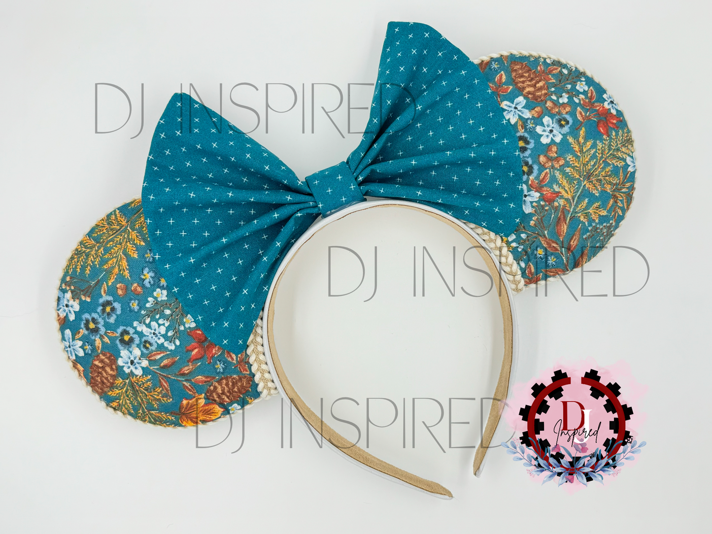 Minnie Ears | Fall Turquoise Print