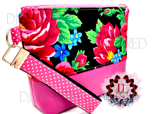 Cosmetic Bag | Black Masani Print