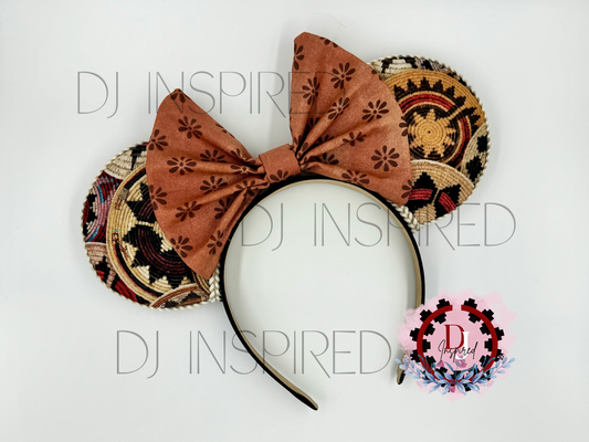 Minnie Ears | Basket Print