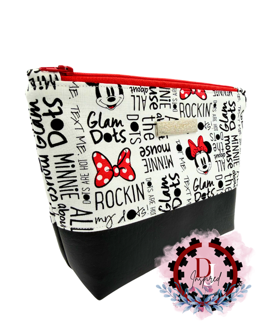 Cosmetic Bag | Minnie Mouse Print