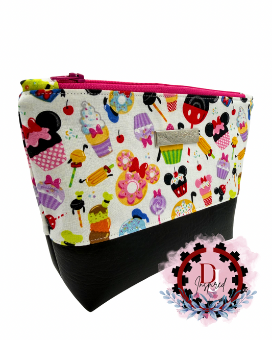 Cosmetic Bag | Disney Snacks Print