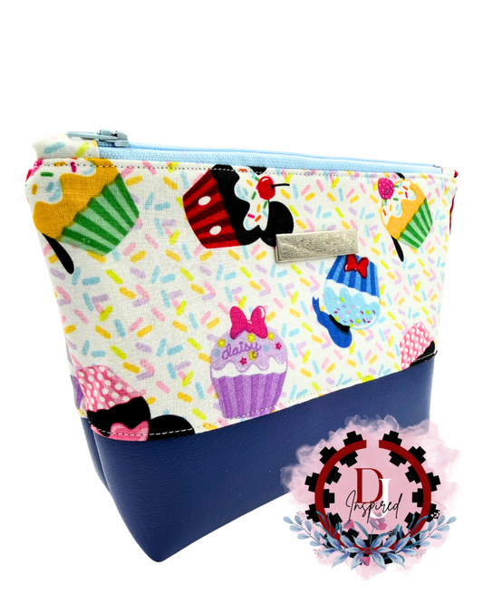 Cosmetic Bag | Disney Cupcake Print