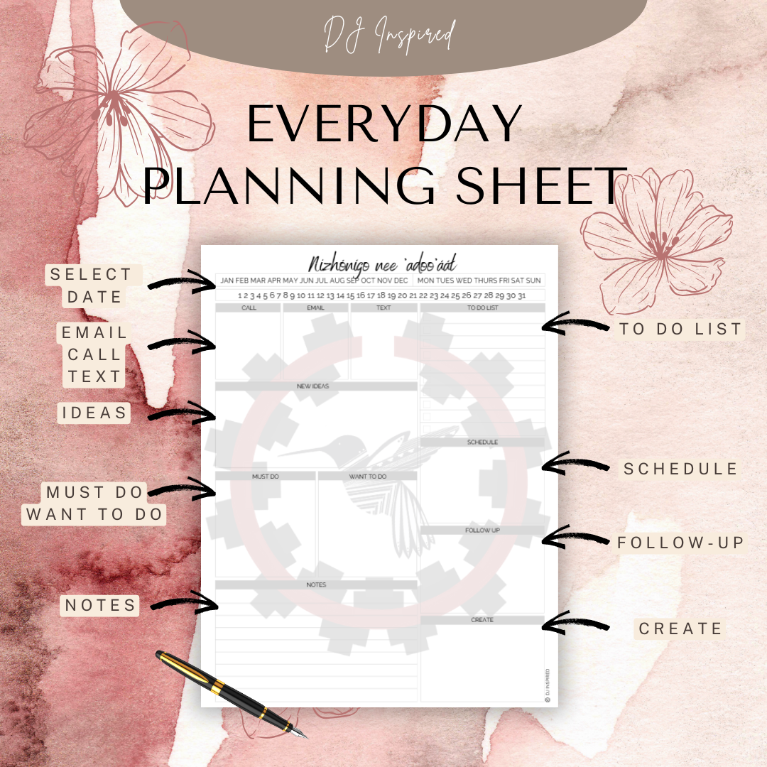 Everyday Planner Digital Download