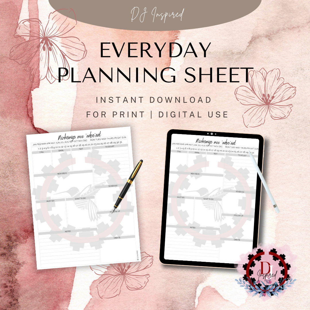 Everyday Planner Digital Download