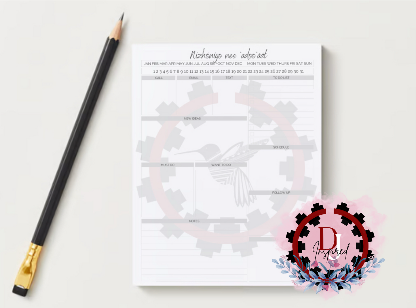 Everyday Planner Digital Download