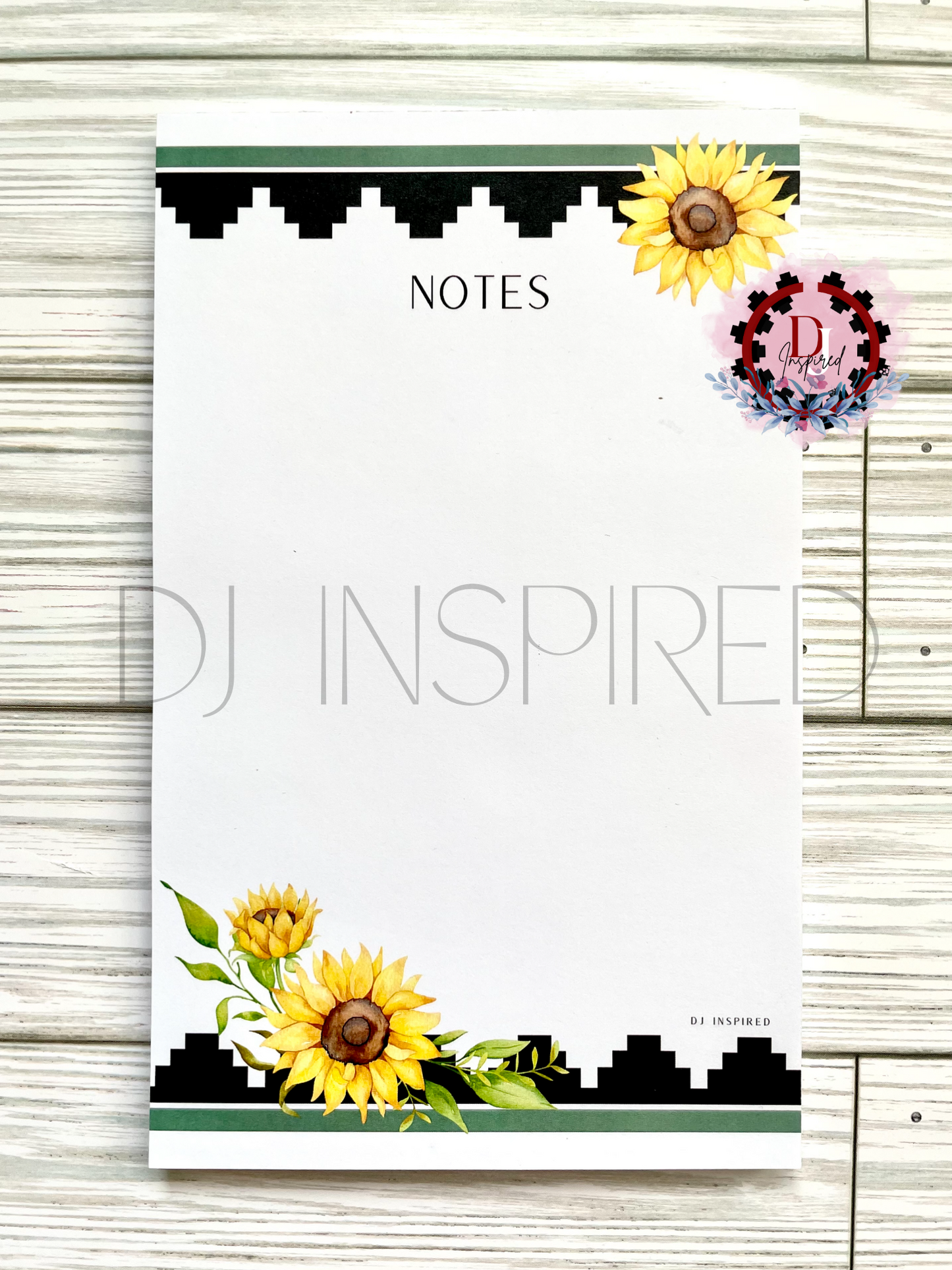 Sunflower Notepad